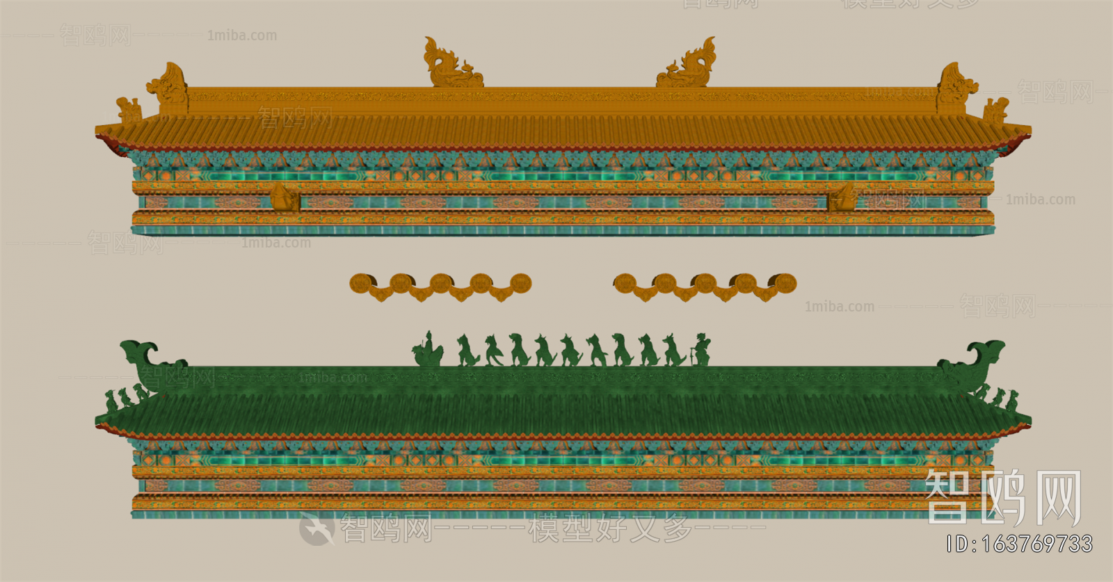 Chinese Style Building Component
