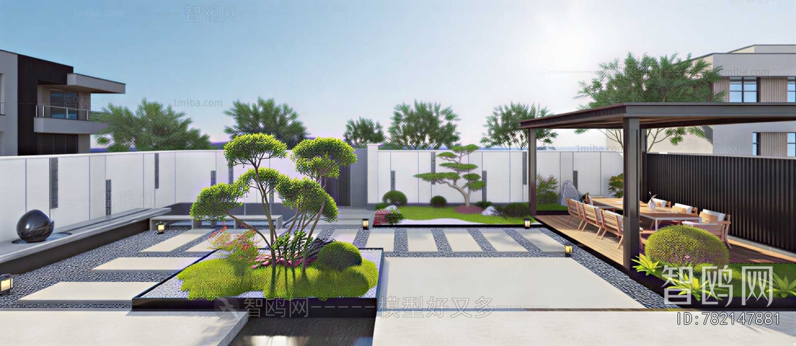 Modern Courtyard/landscape