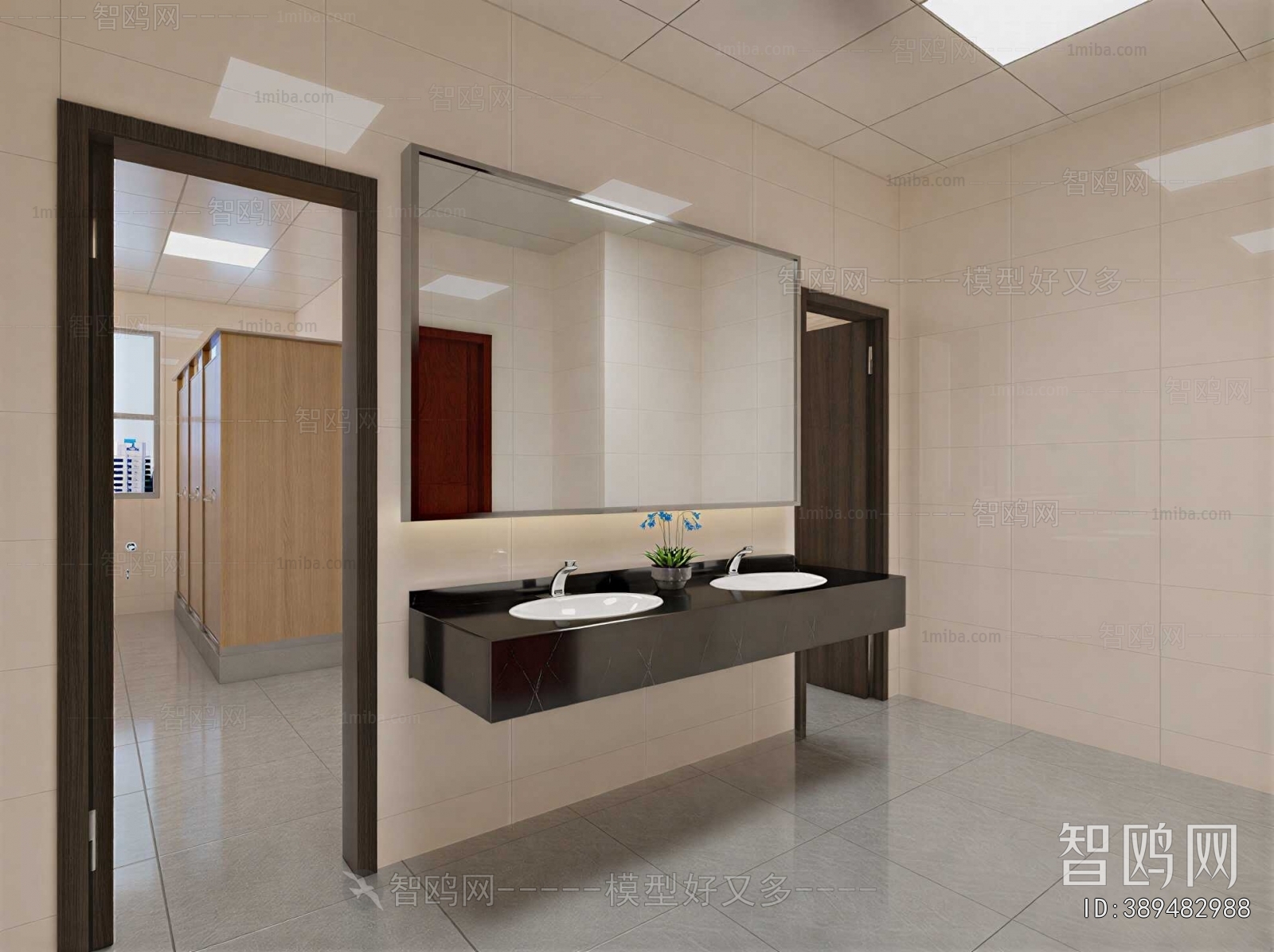 Modern Public Toilet