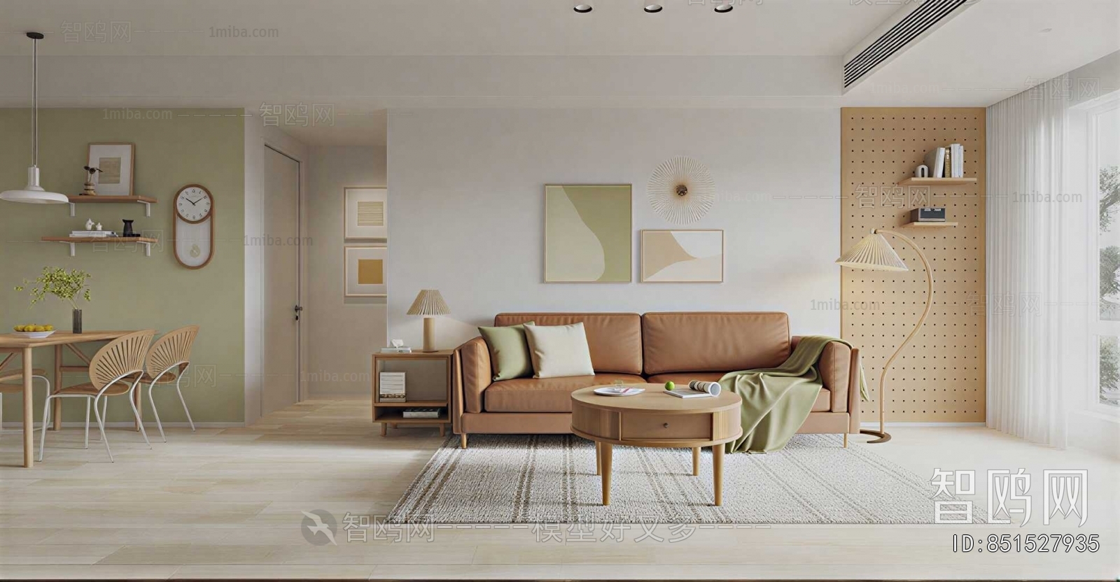 Wabi-sabi Style A Living Room