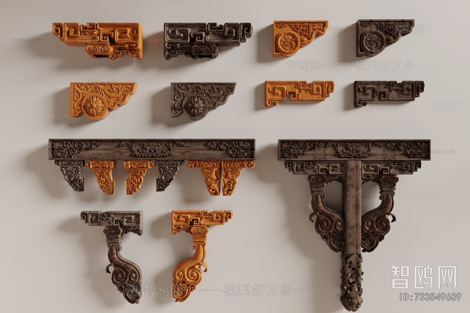 Chinese Style Building Component