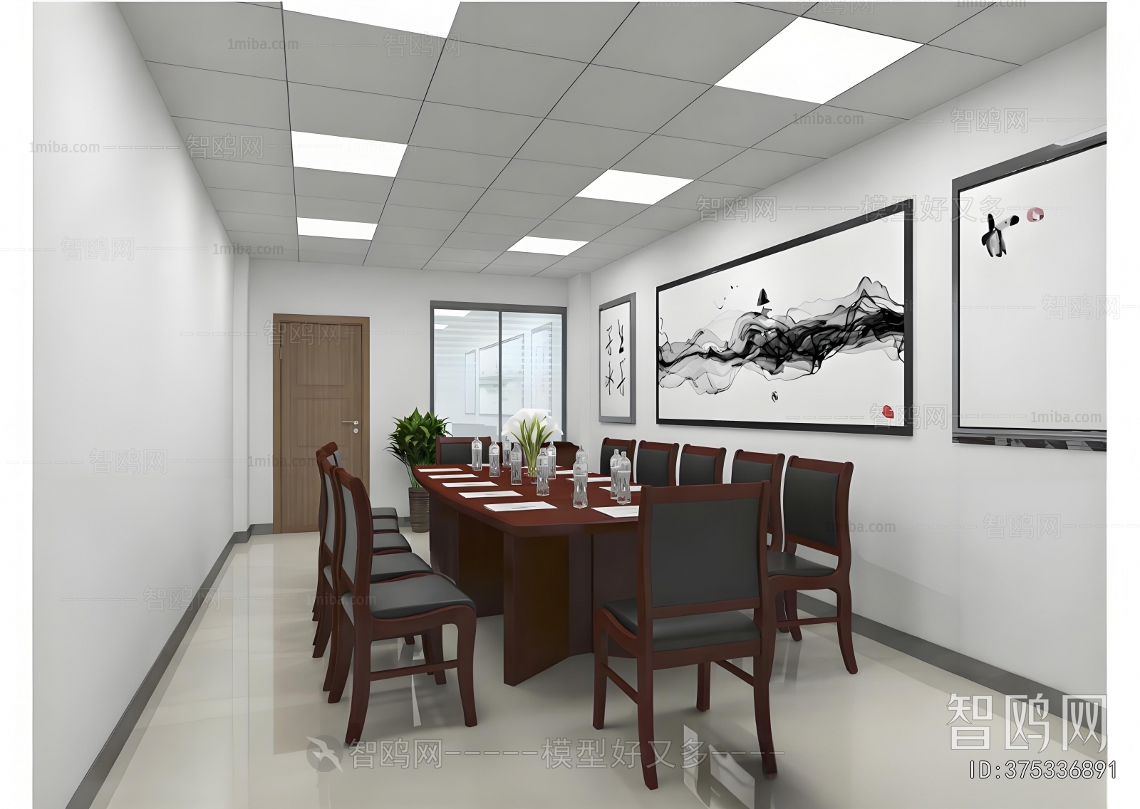 New Chinese Style Meeting Room