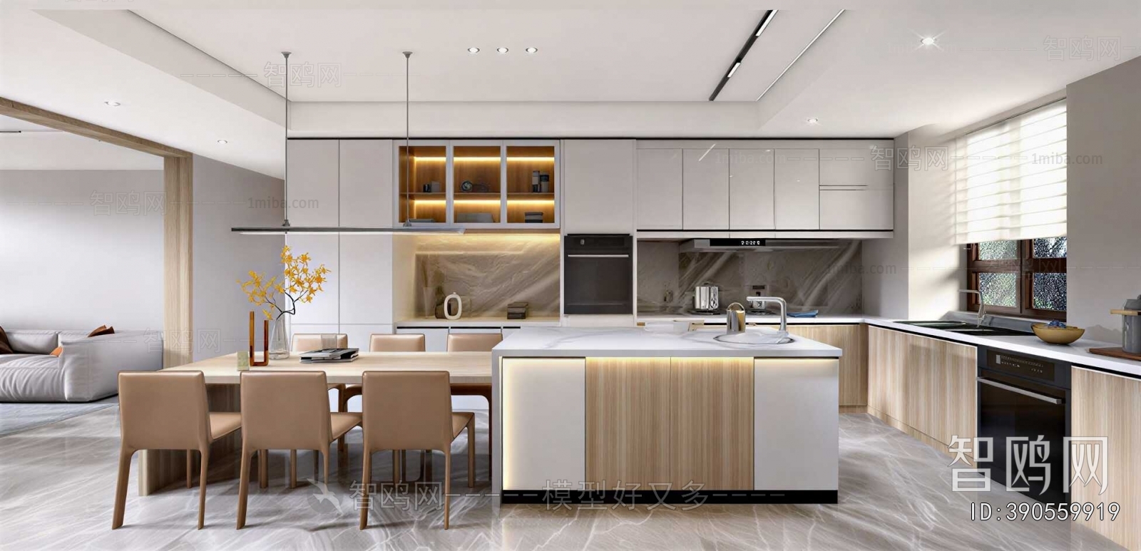Modern Open Kitchen