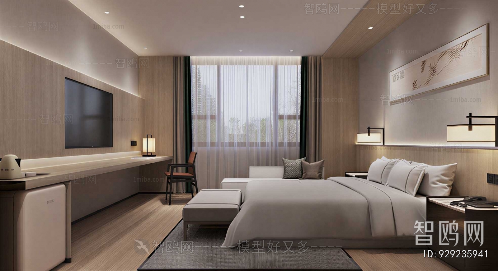 New Chinese Style Guest Room