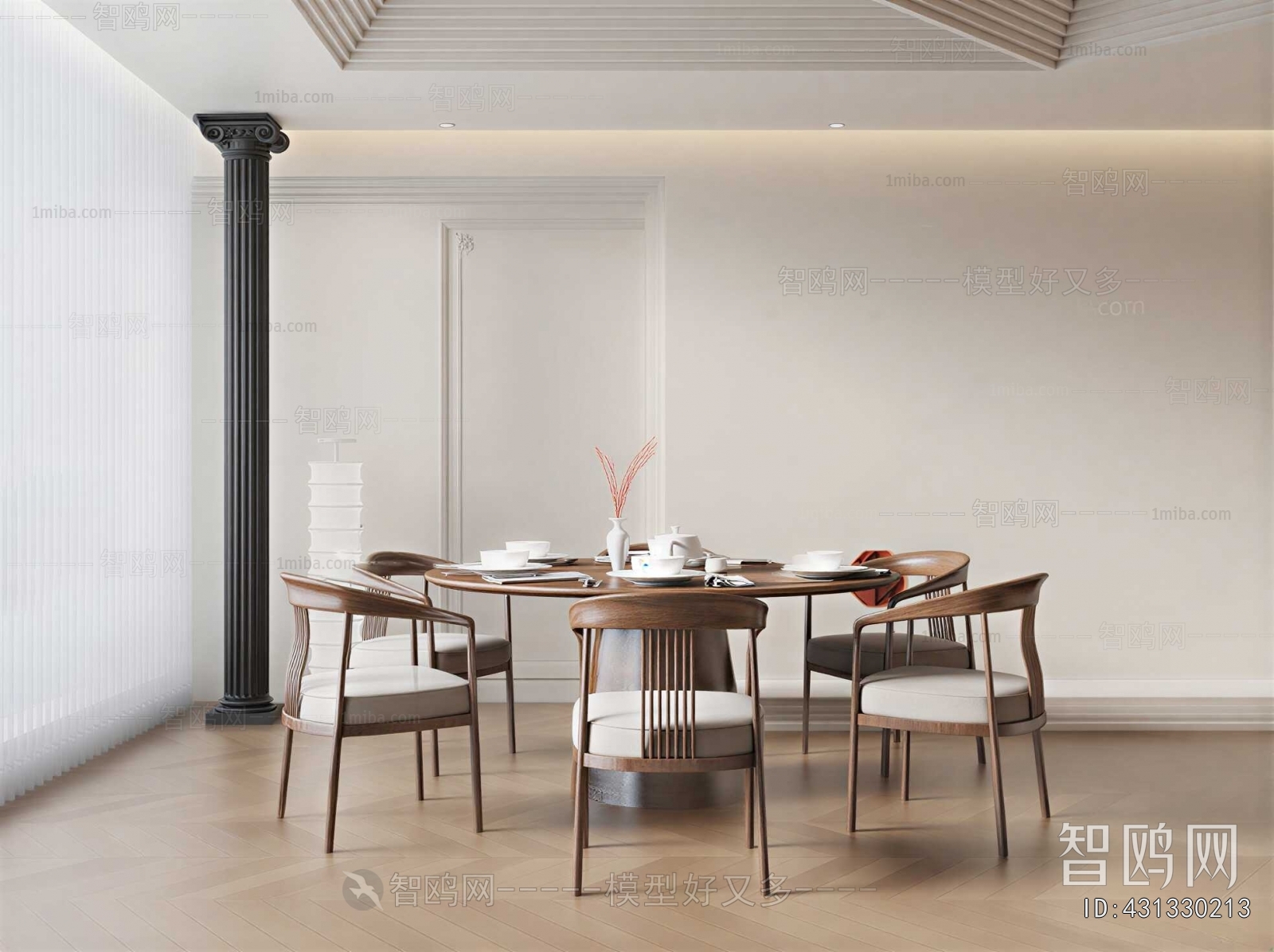 New Chinese Style Dining Room