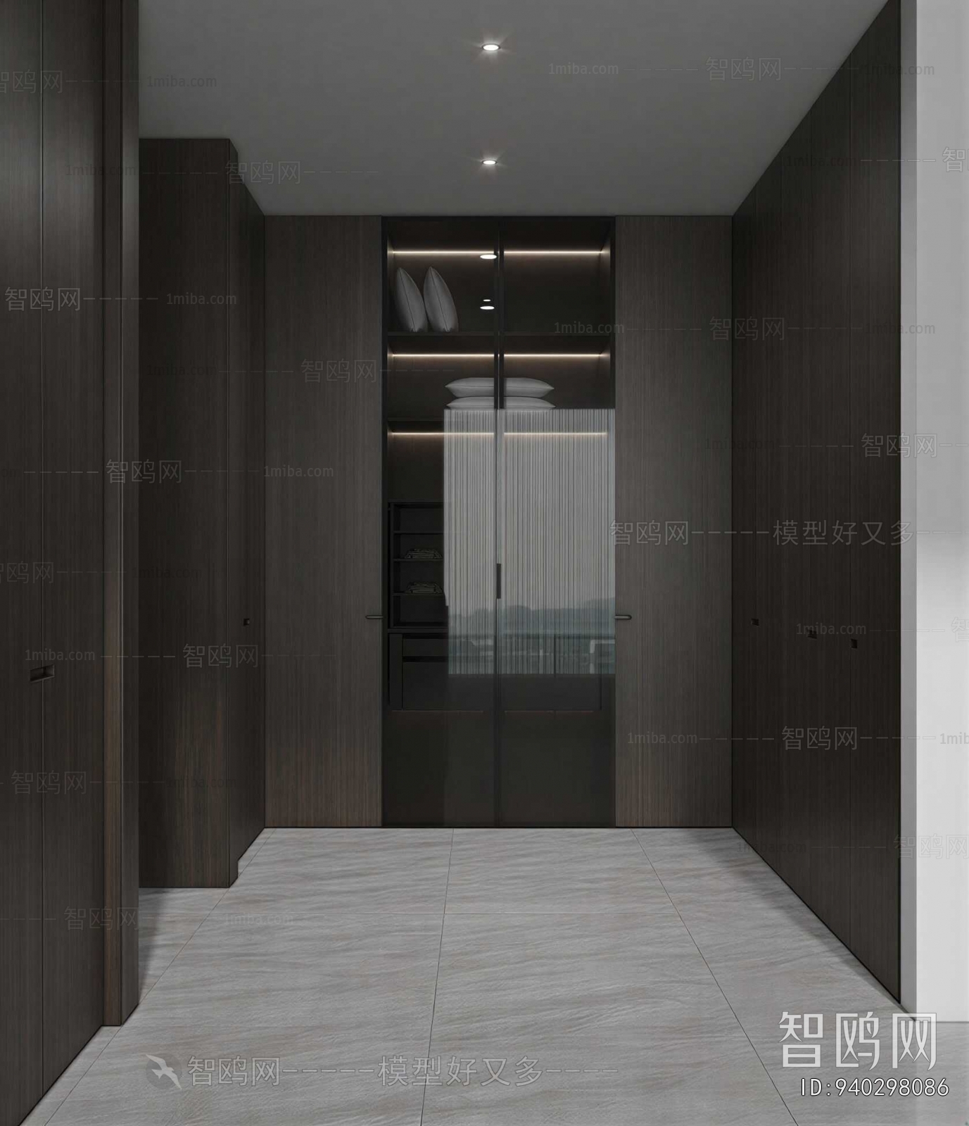 Modern Clothes Storage Area