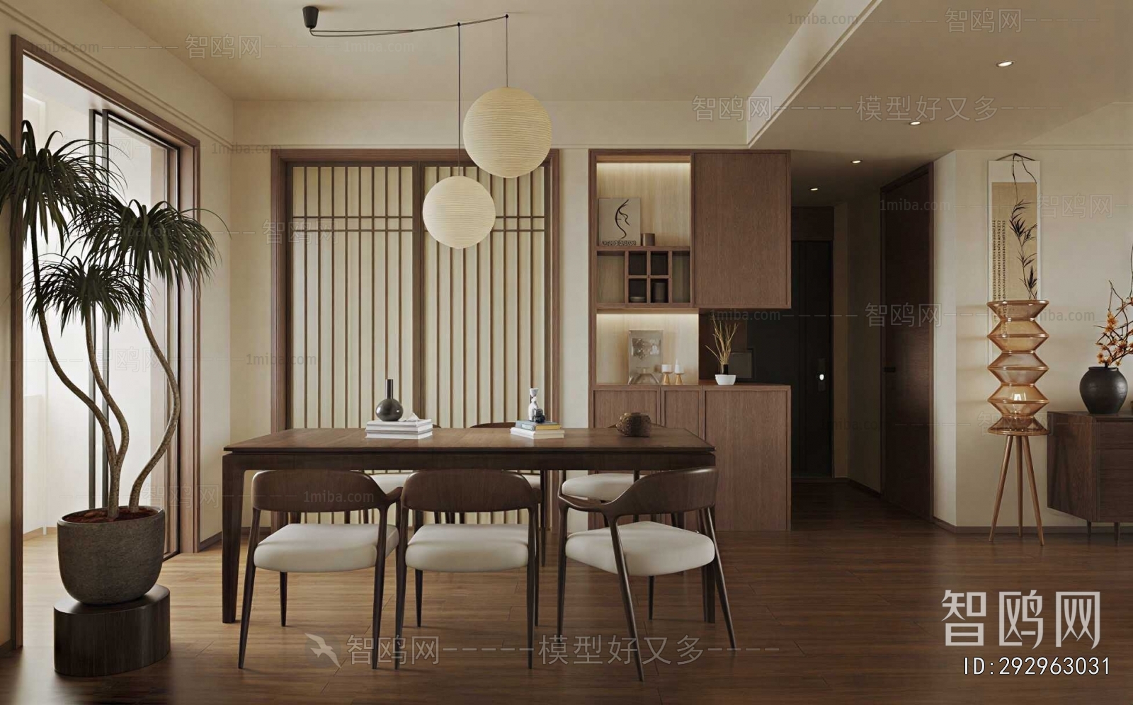 New Chinese Style Dining Room