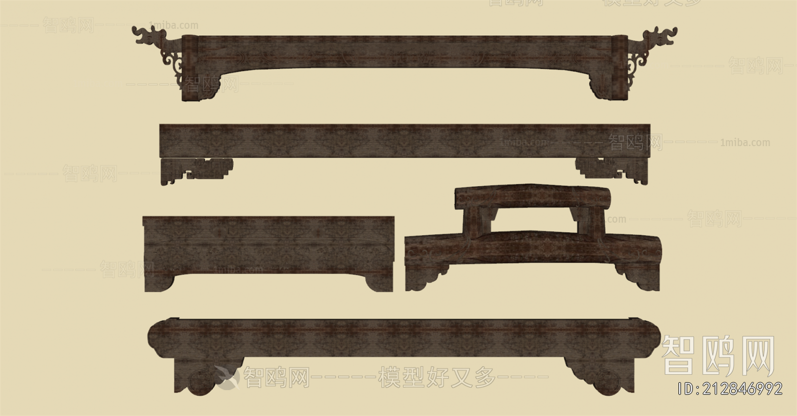 Chinese Style Building Component