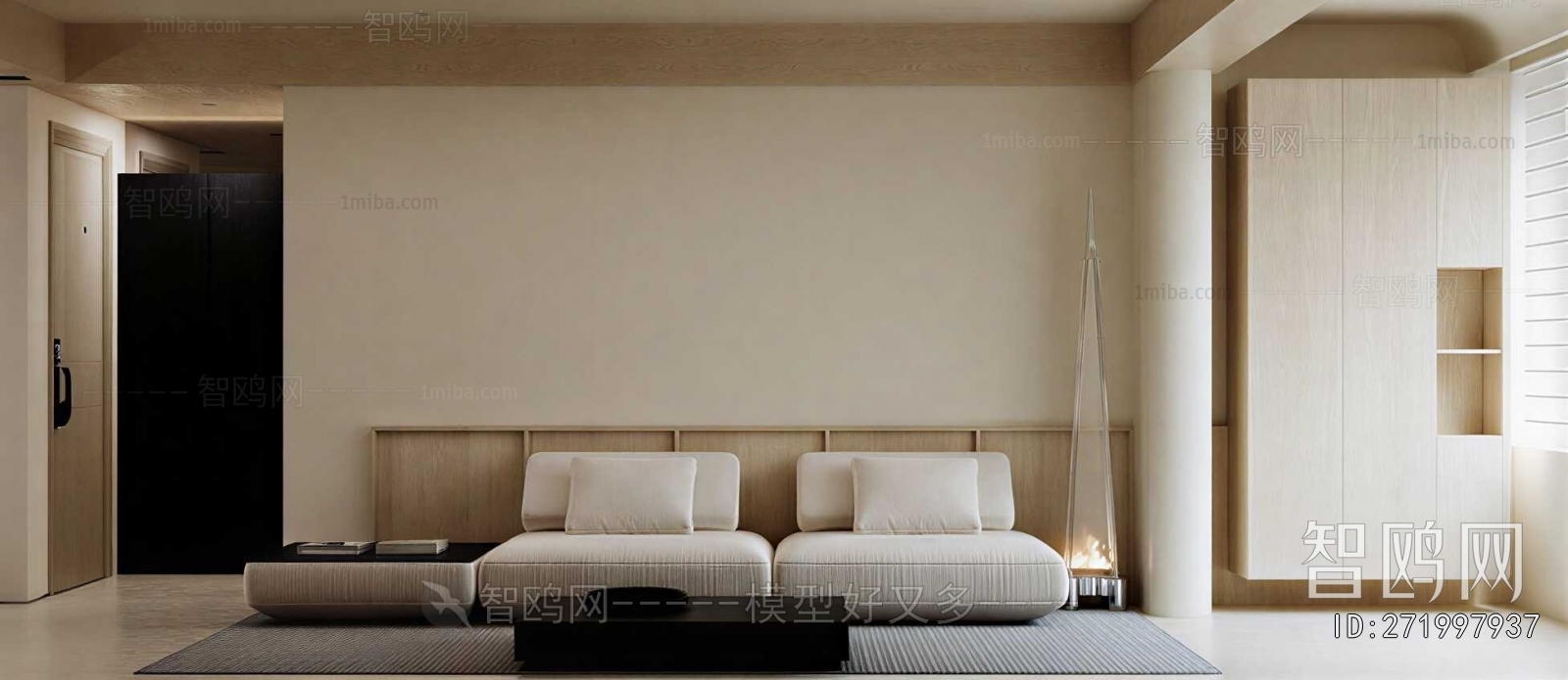 Wabi-sabi Style A Living Room