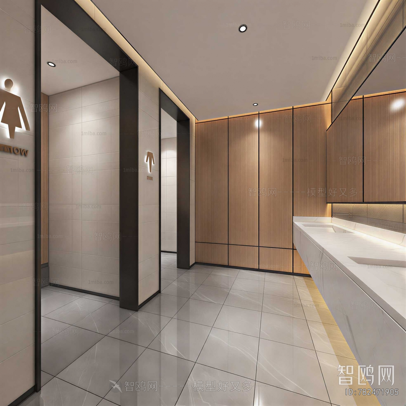 Modern Public Toilet