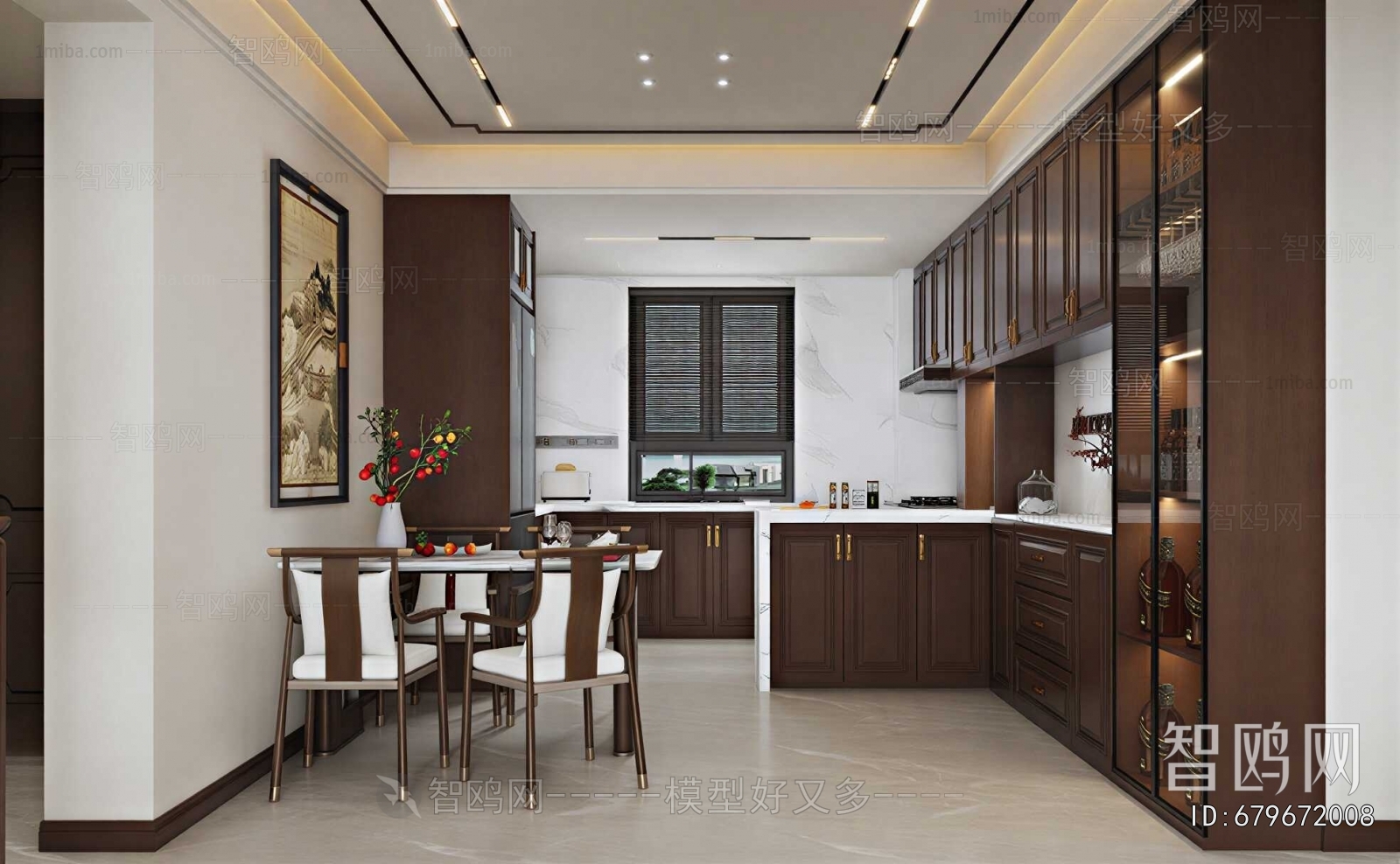 New Chinese Style Dining Room