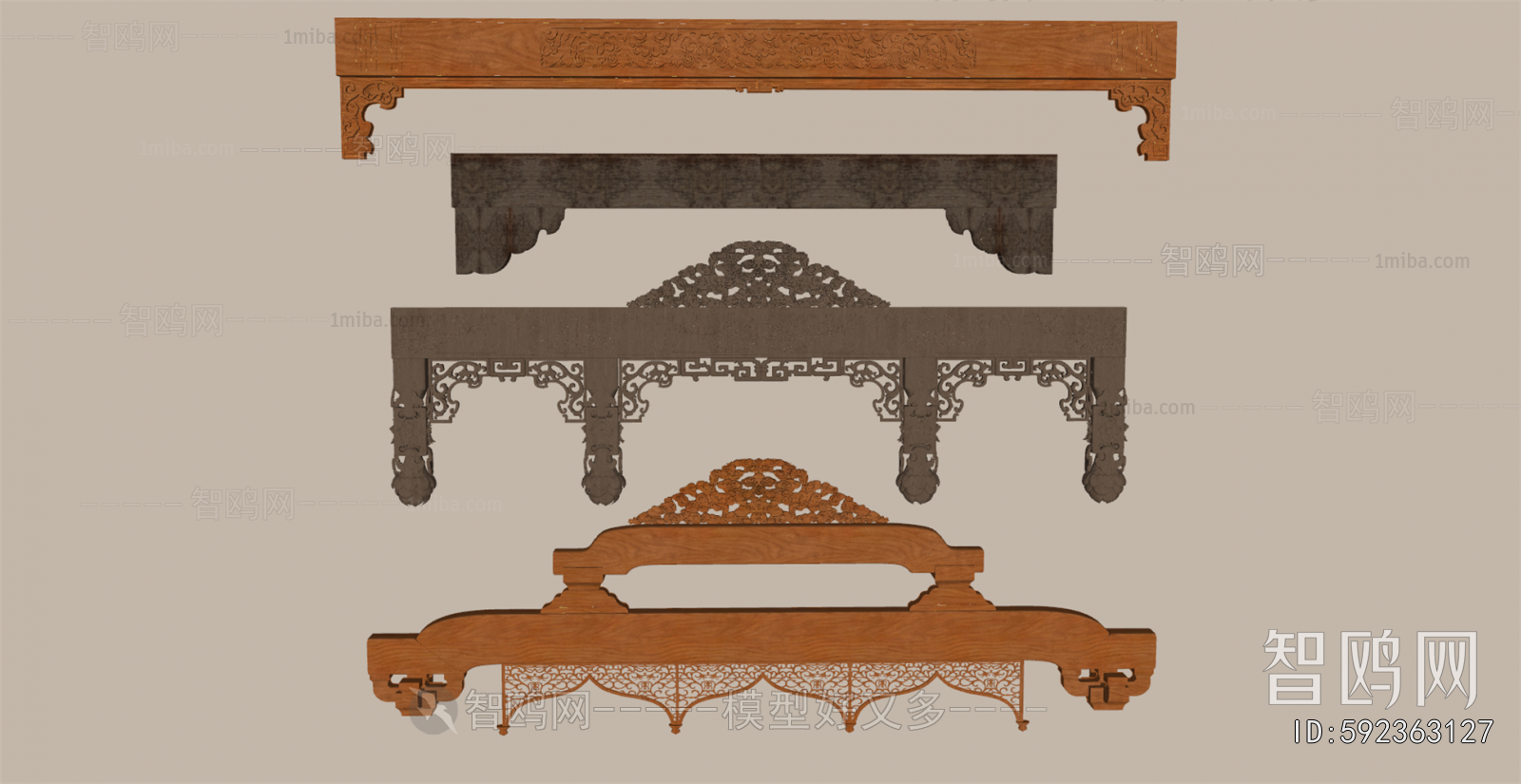 Chinese Style Building Component