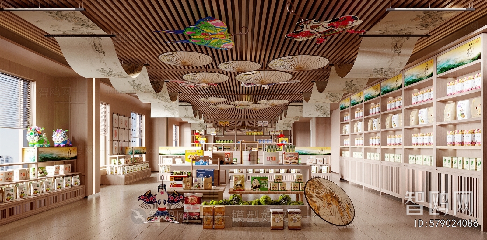 New Chinese Style Exhibition Hall