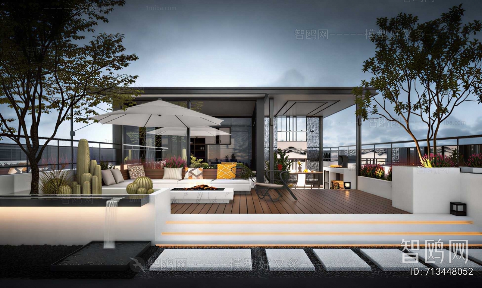 Modern Courtyard/landscape