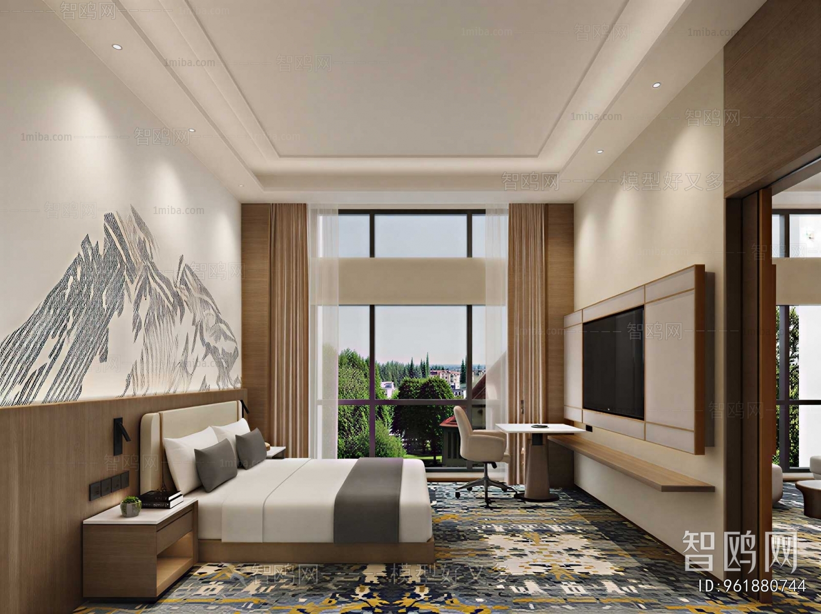 New Chinese Style Guest Room