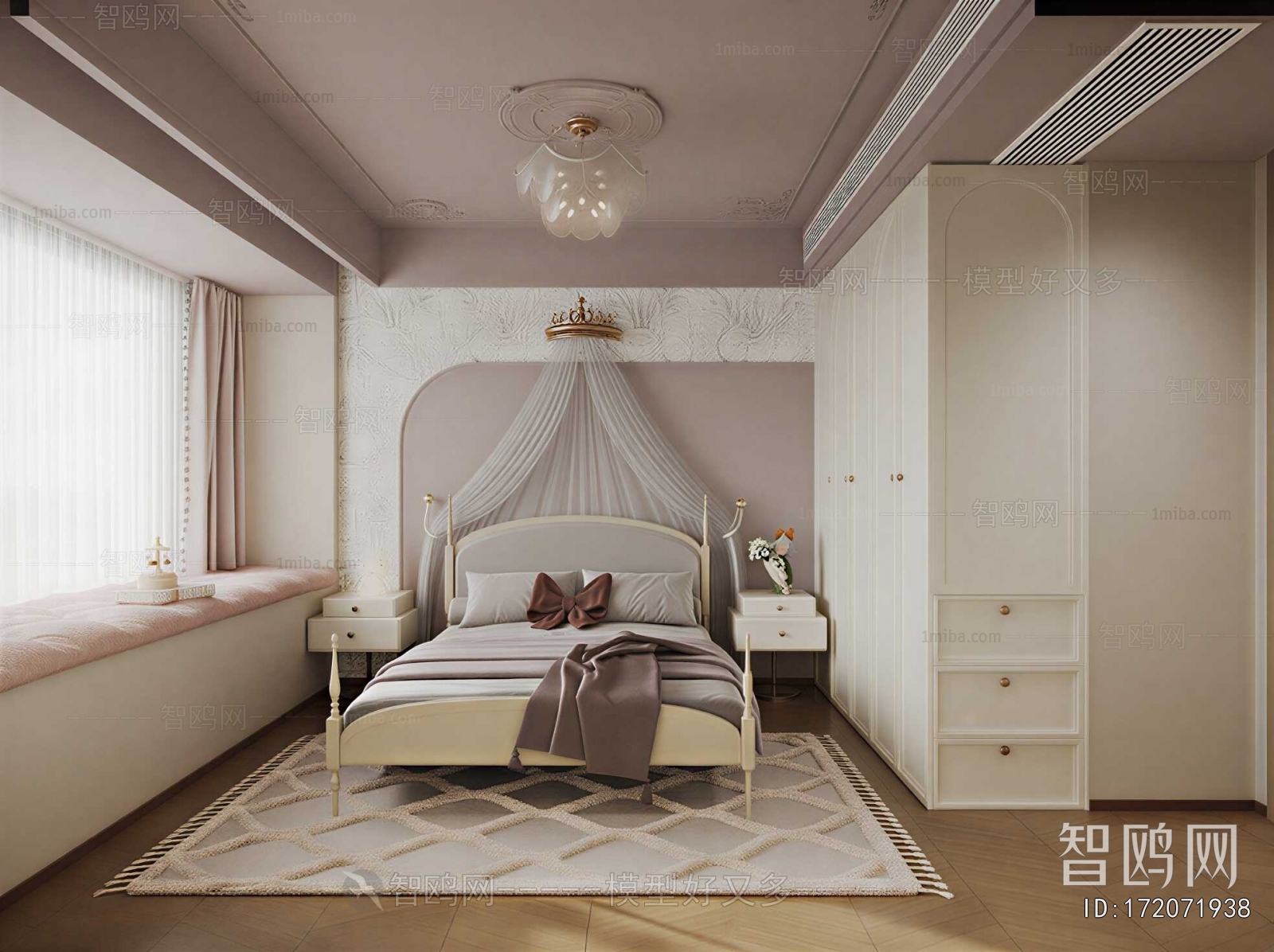 French Style Girl's Room Daughter's Room