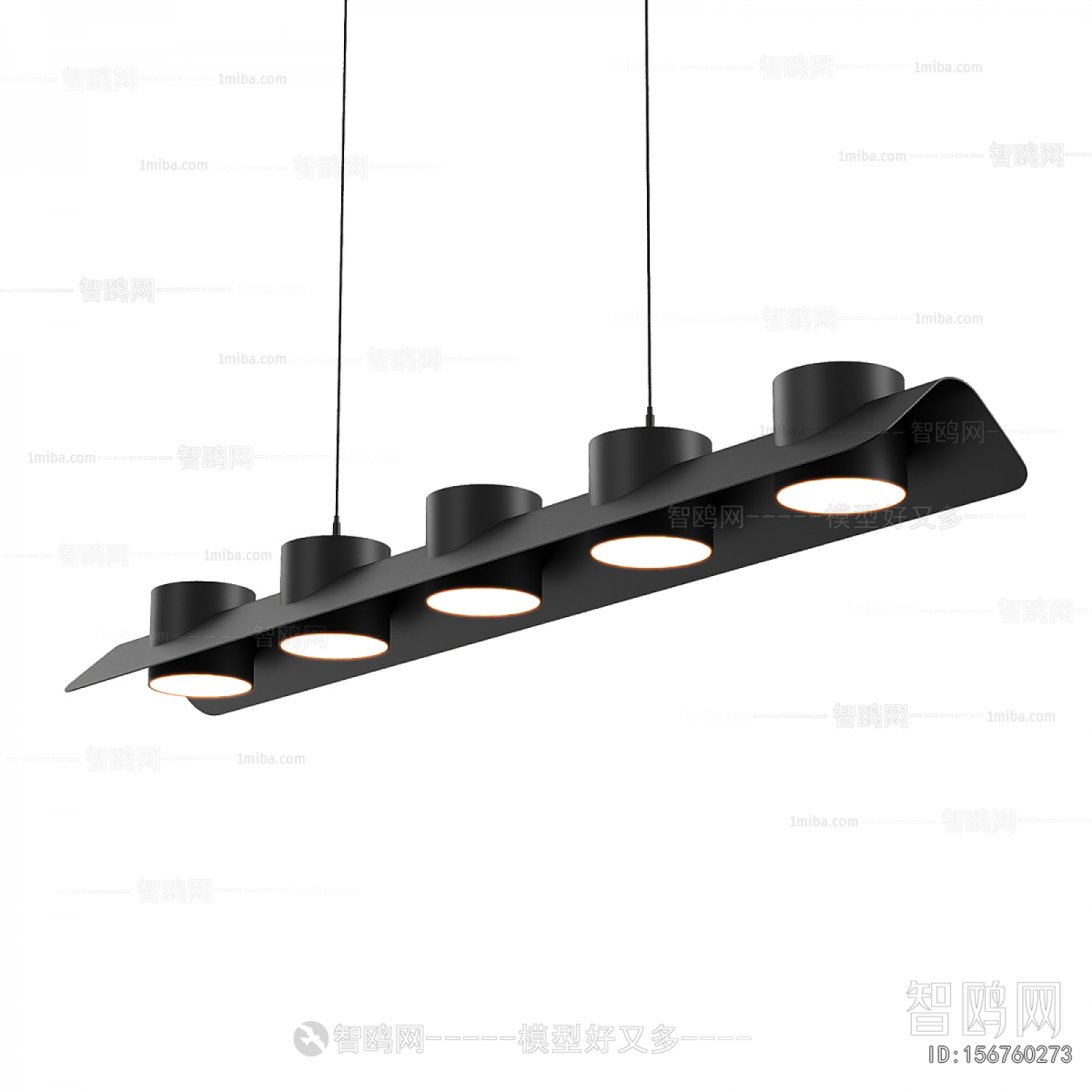 Modern Long Chandelier