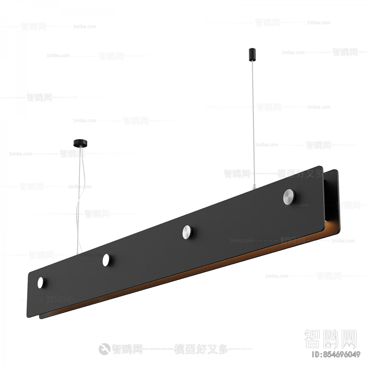 Modern Long Chandelier