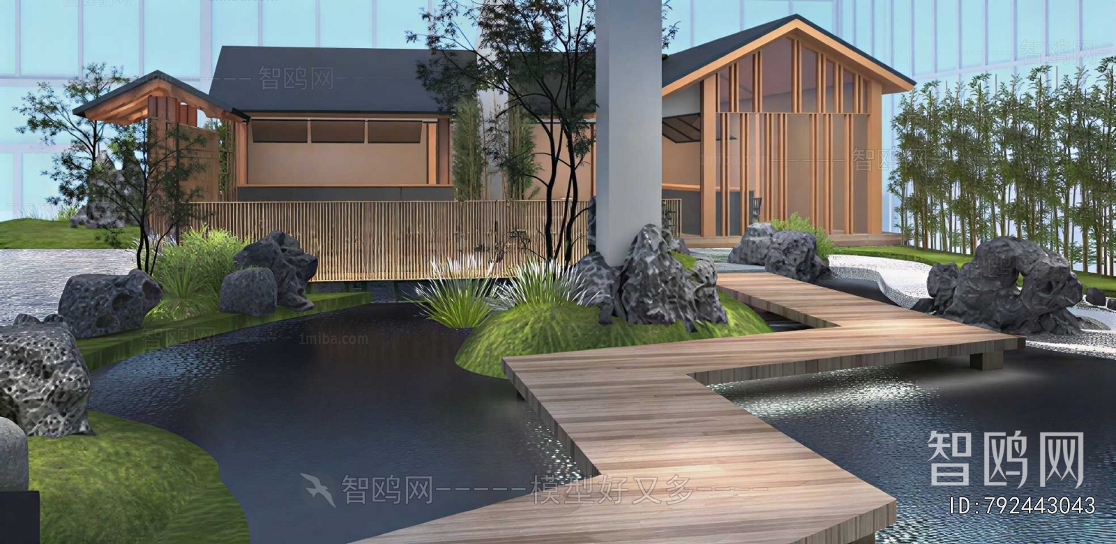 Modern Courtyard/landscape