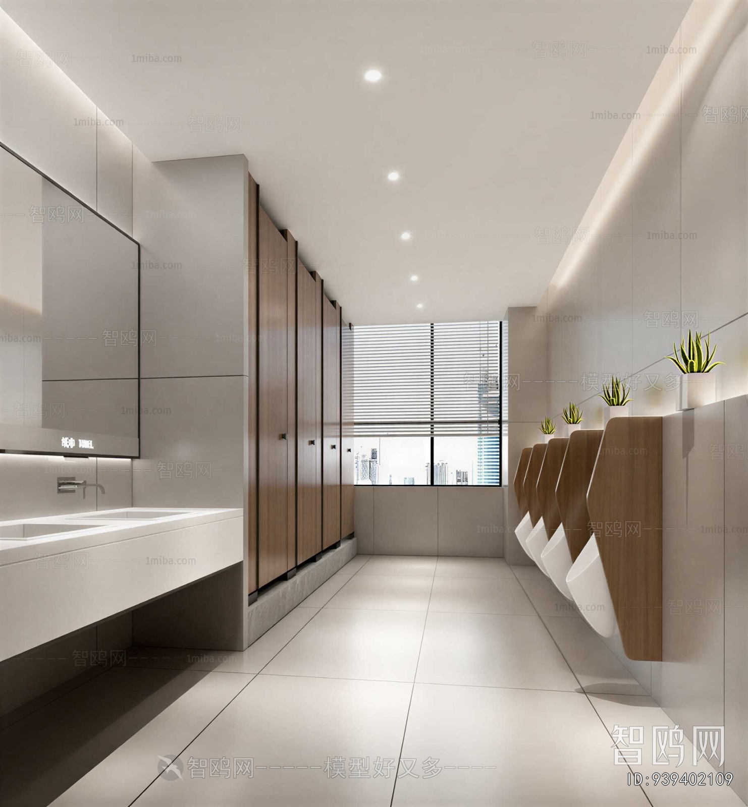 Modern Public Toilet