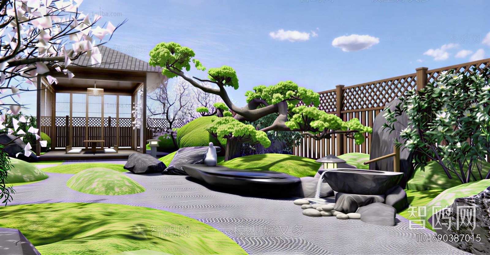 New Chinese Style Courtyard/landscape