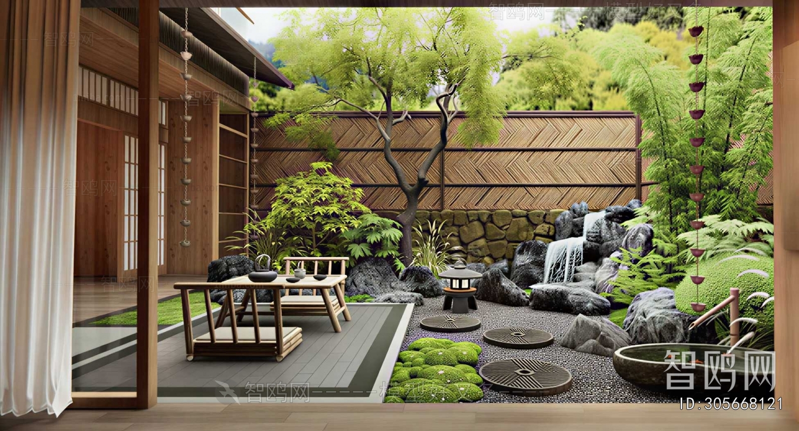 Japanese Style Courtyard/landscape