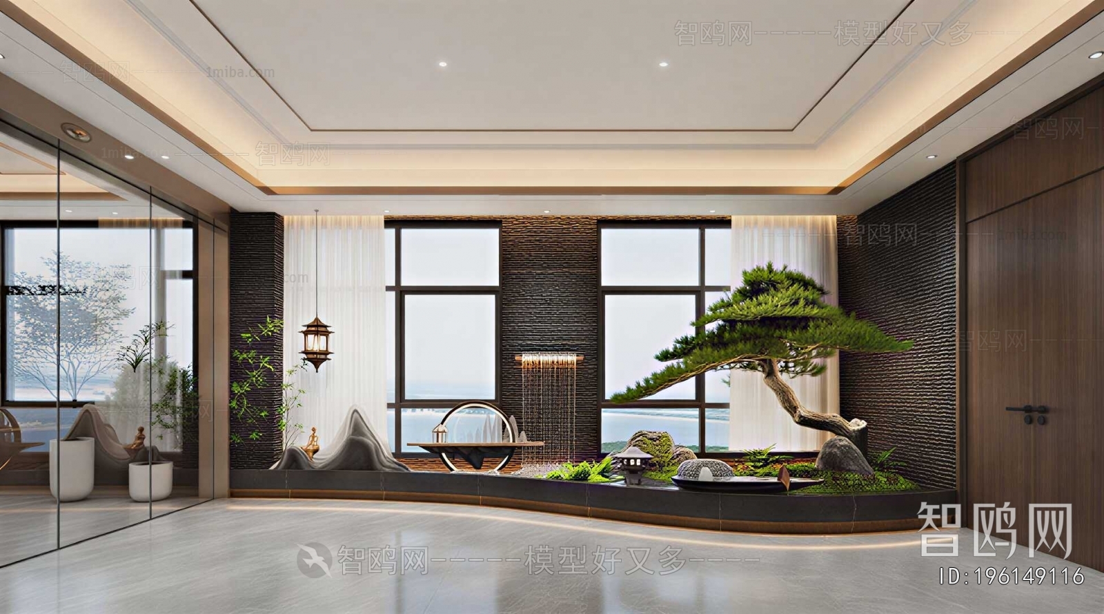 New Chinese Style Plant Landscaping