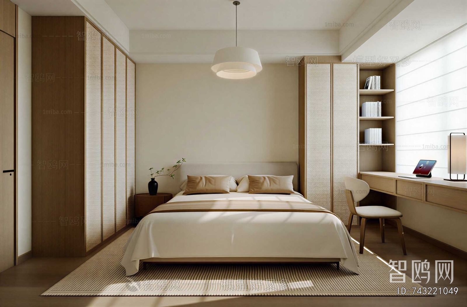 New Chinese Style Bedroom