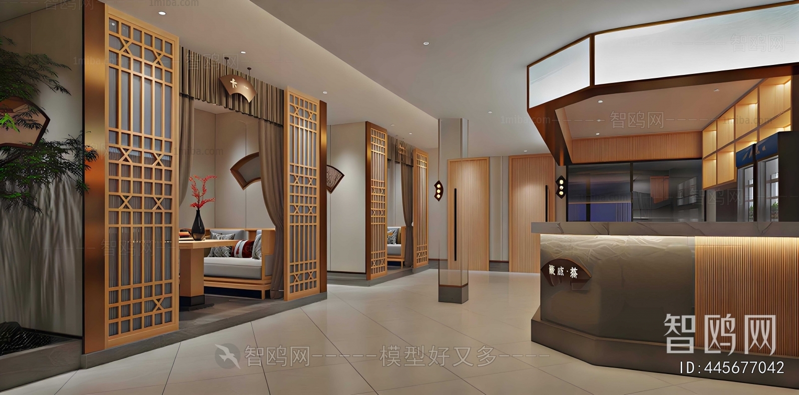 New Chinese Style Teahouse Tea House