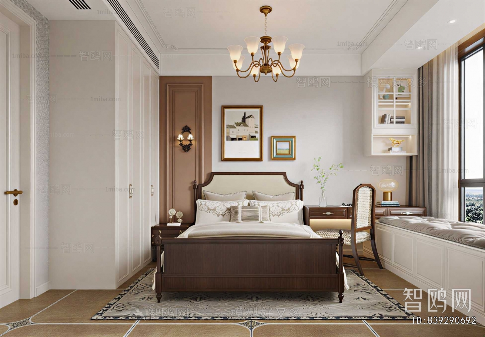 American Style Bedroom