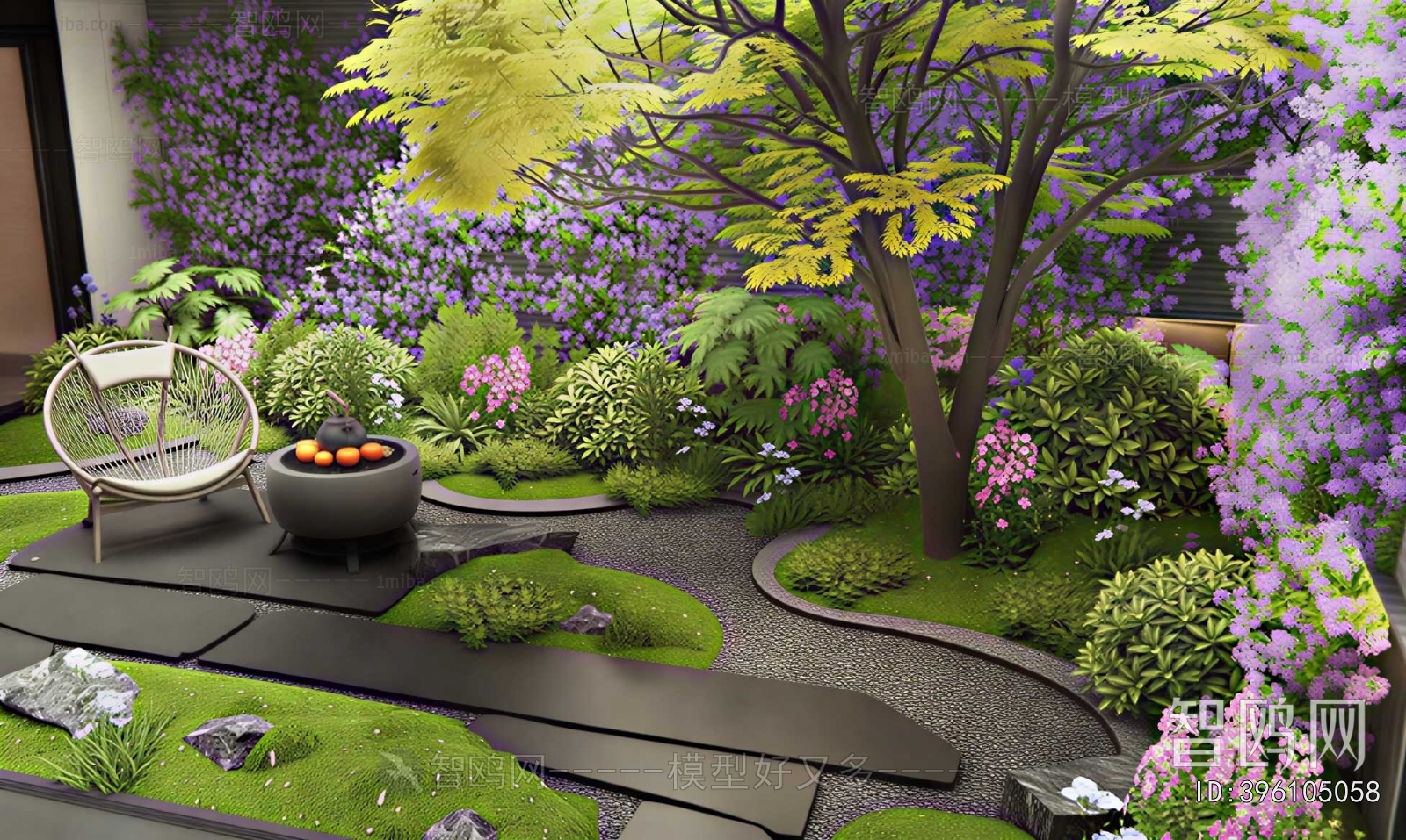 Modern Courtyard/landscape