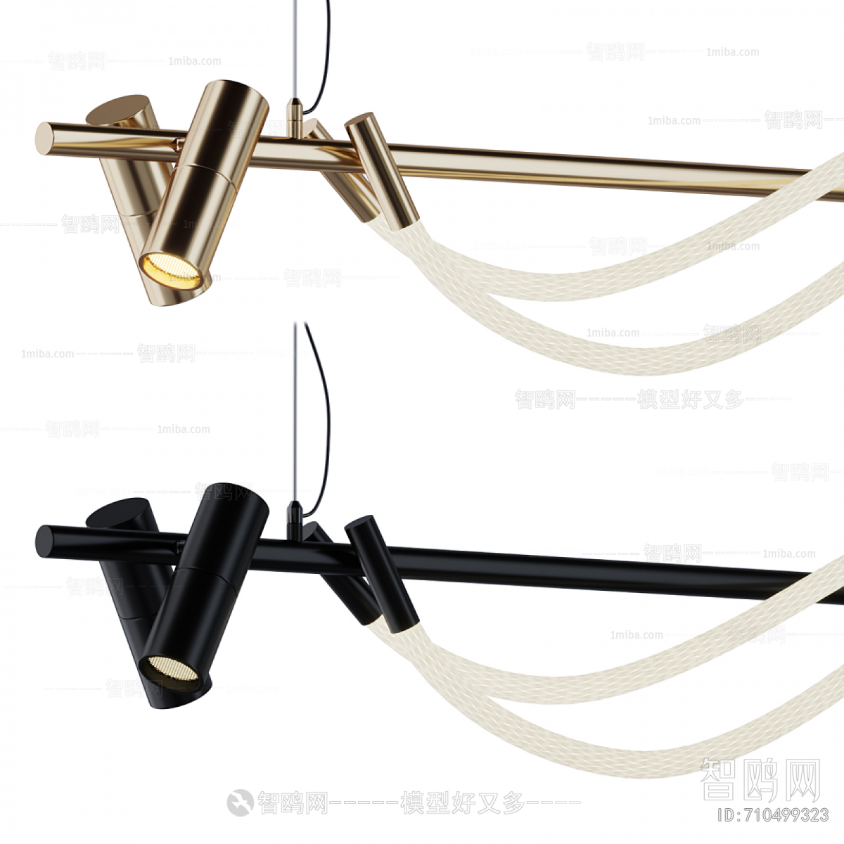 Modern Long Chandelier