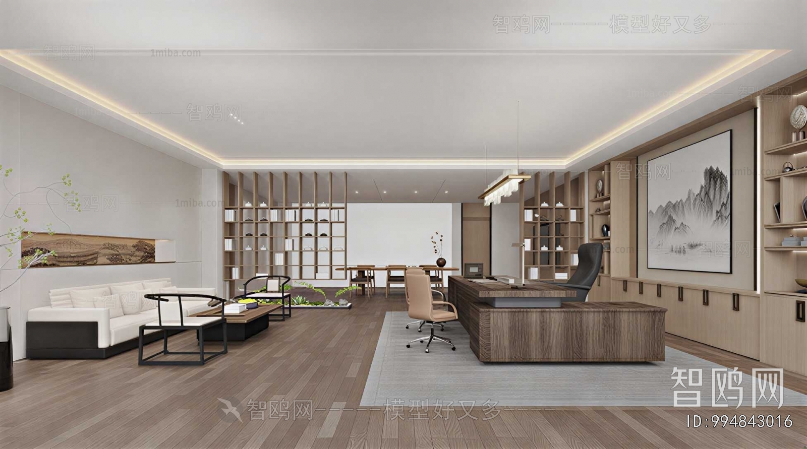 New Chinese Style Manager's Office