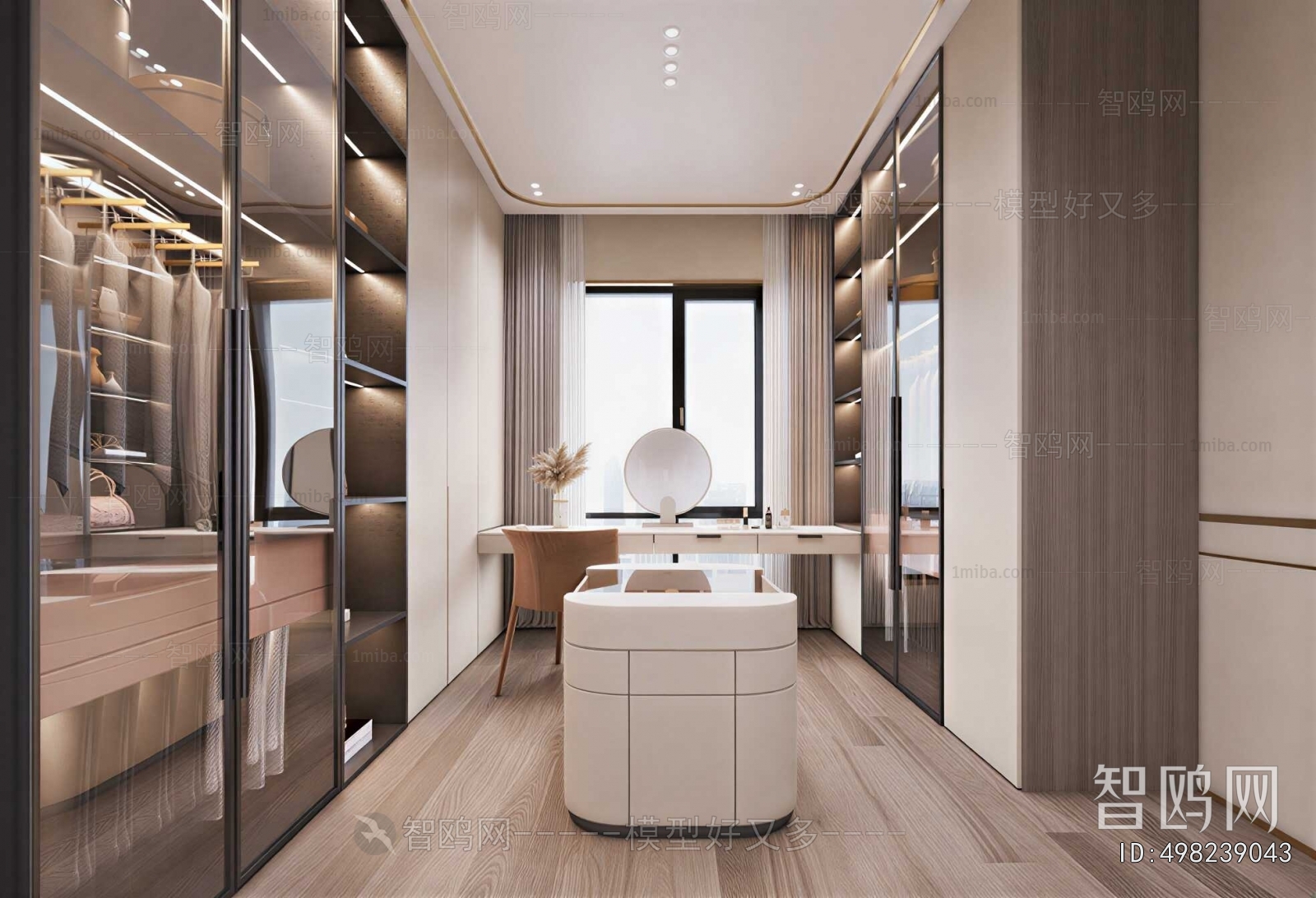 Modern Clothes Storage Area