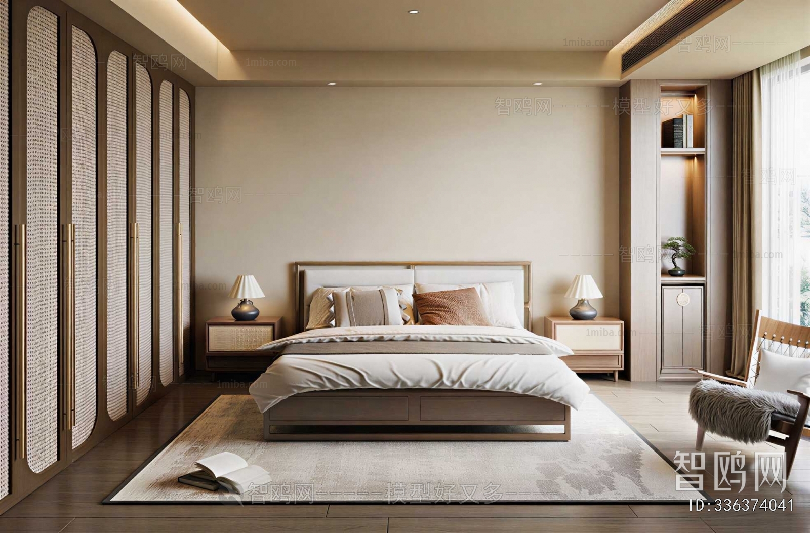 New Chinese Style Bedroom
