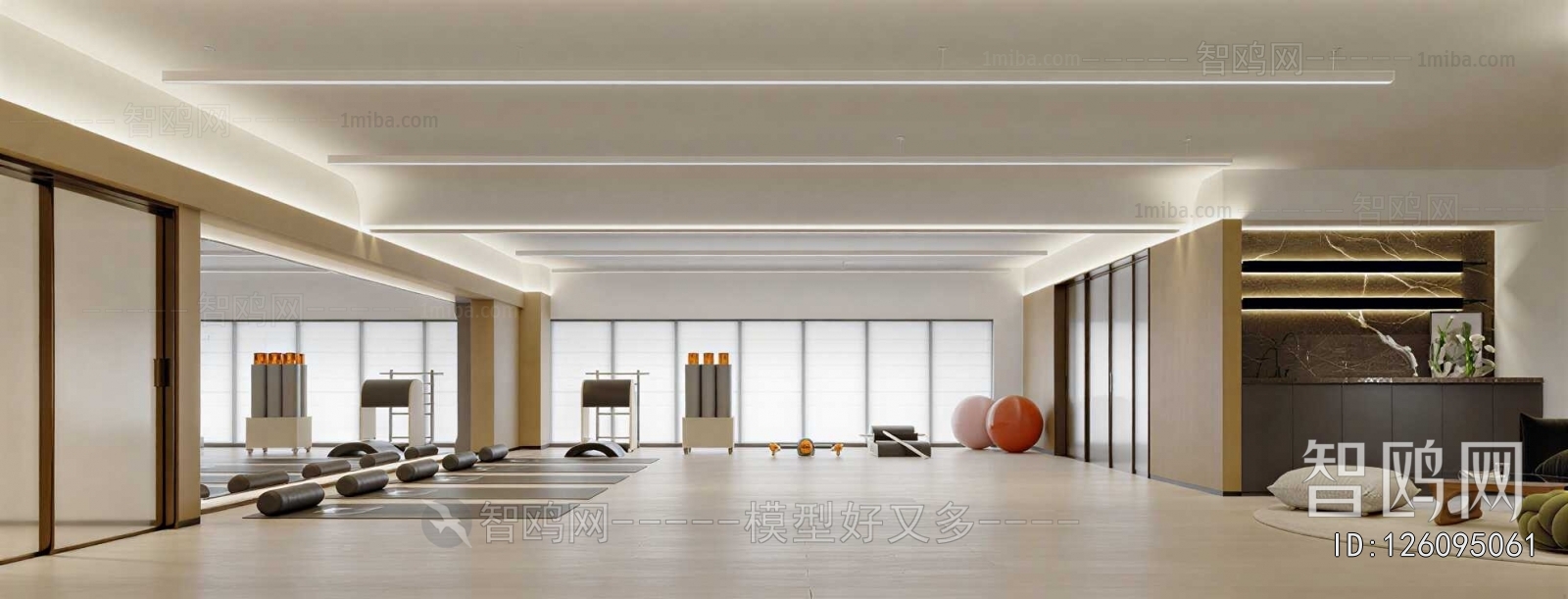 Modern Yoga Room