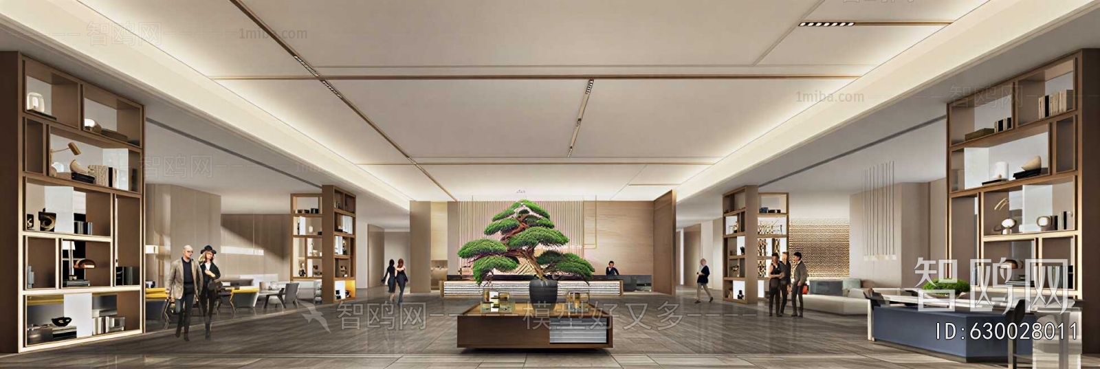 New Chinese Style Lobby Hall