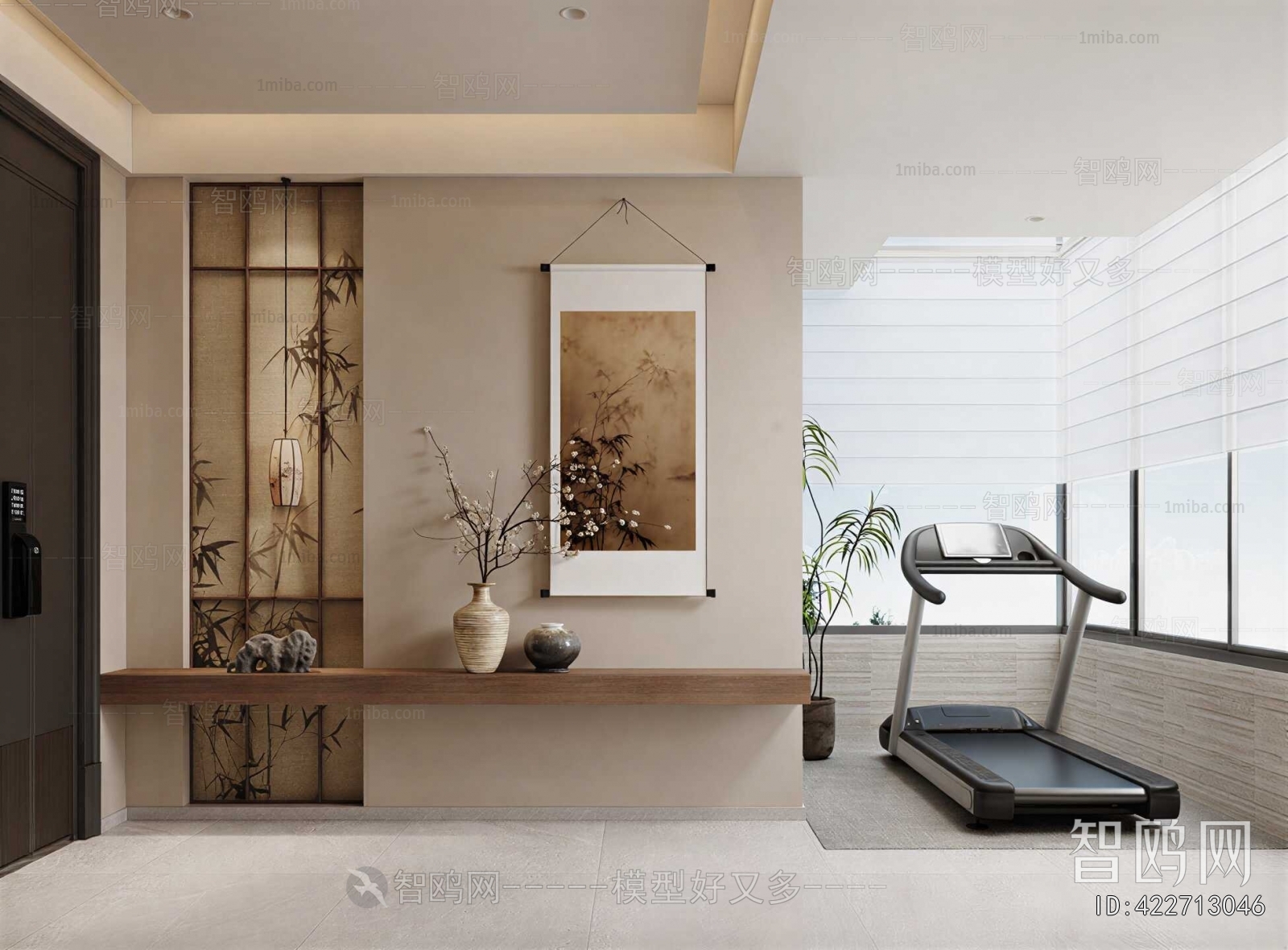 New Chinese Style Hallway