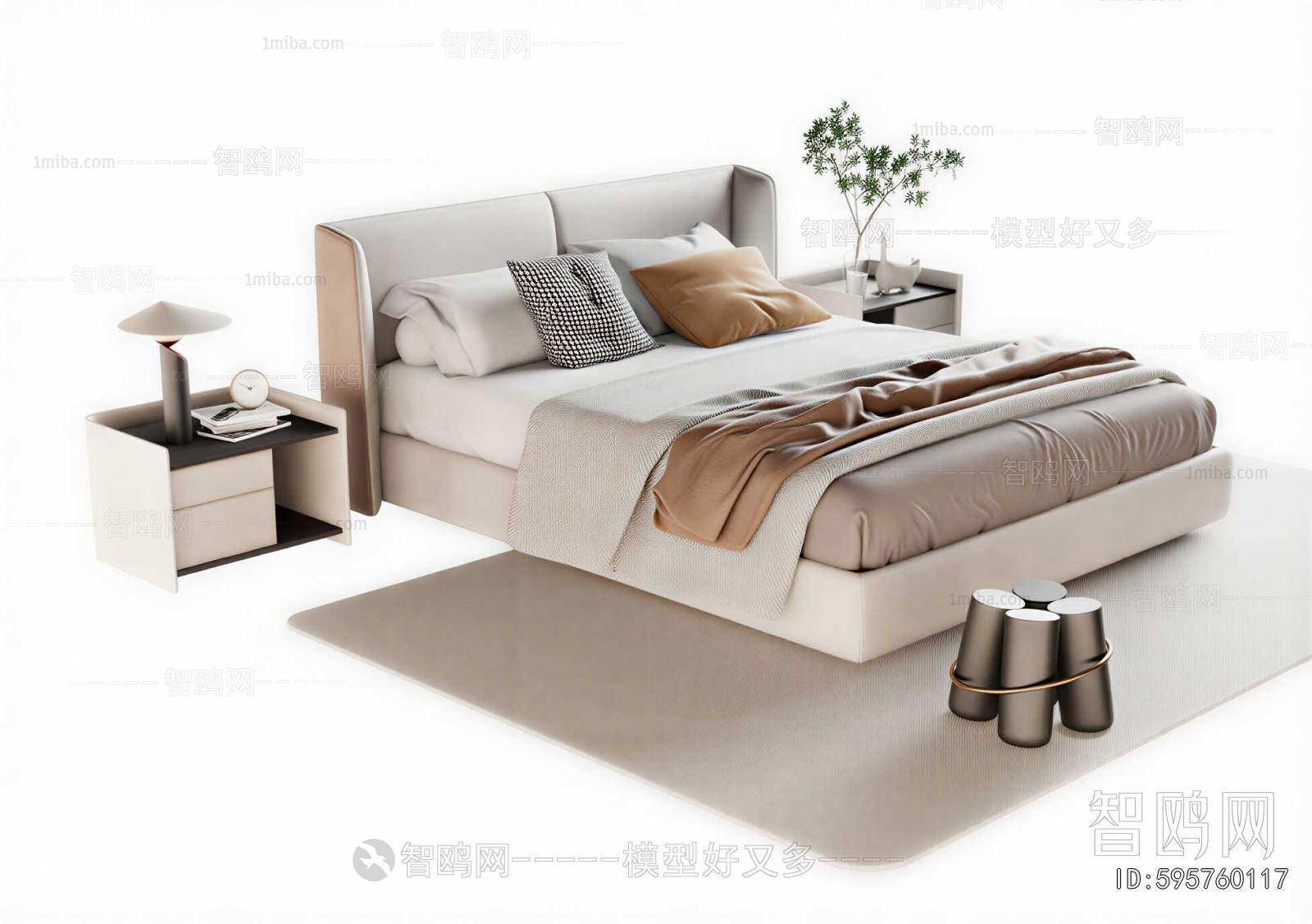 Modern Double Bed