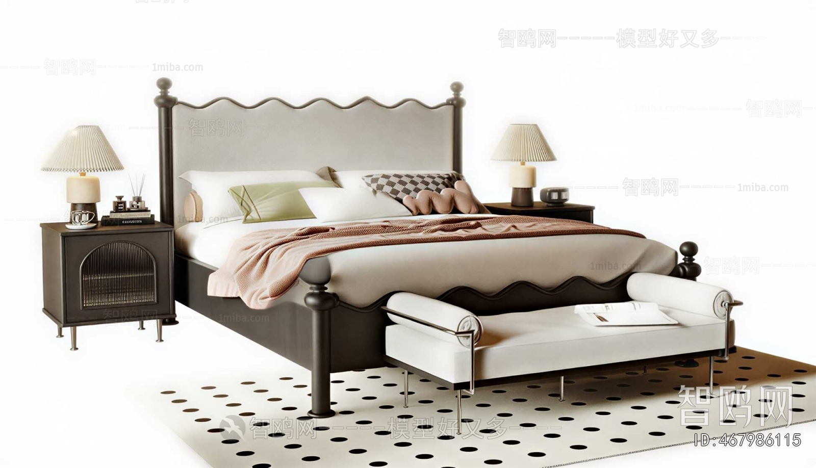 American Style Double Bed