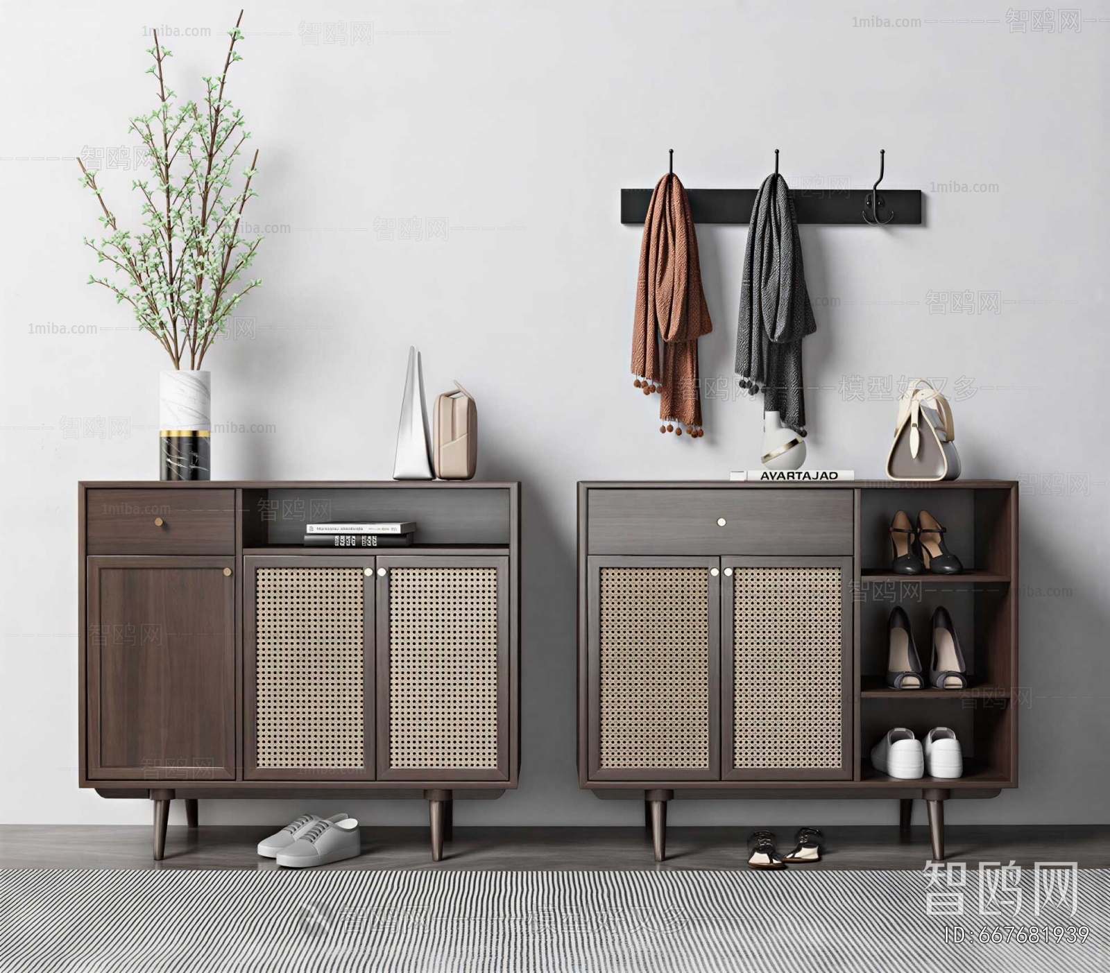 Modern Shoe Cabinet