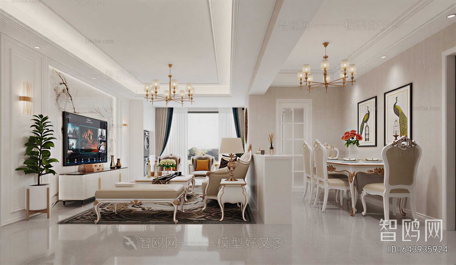 European Style A Living Room