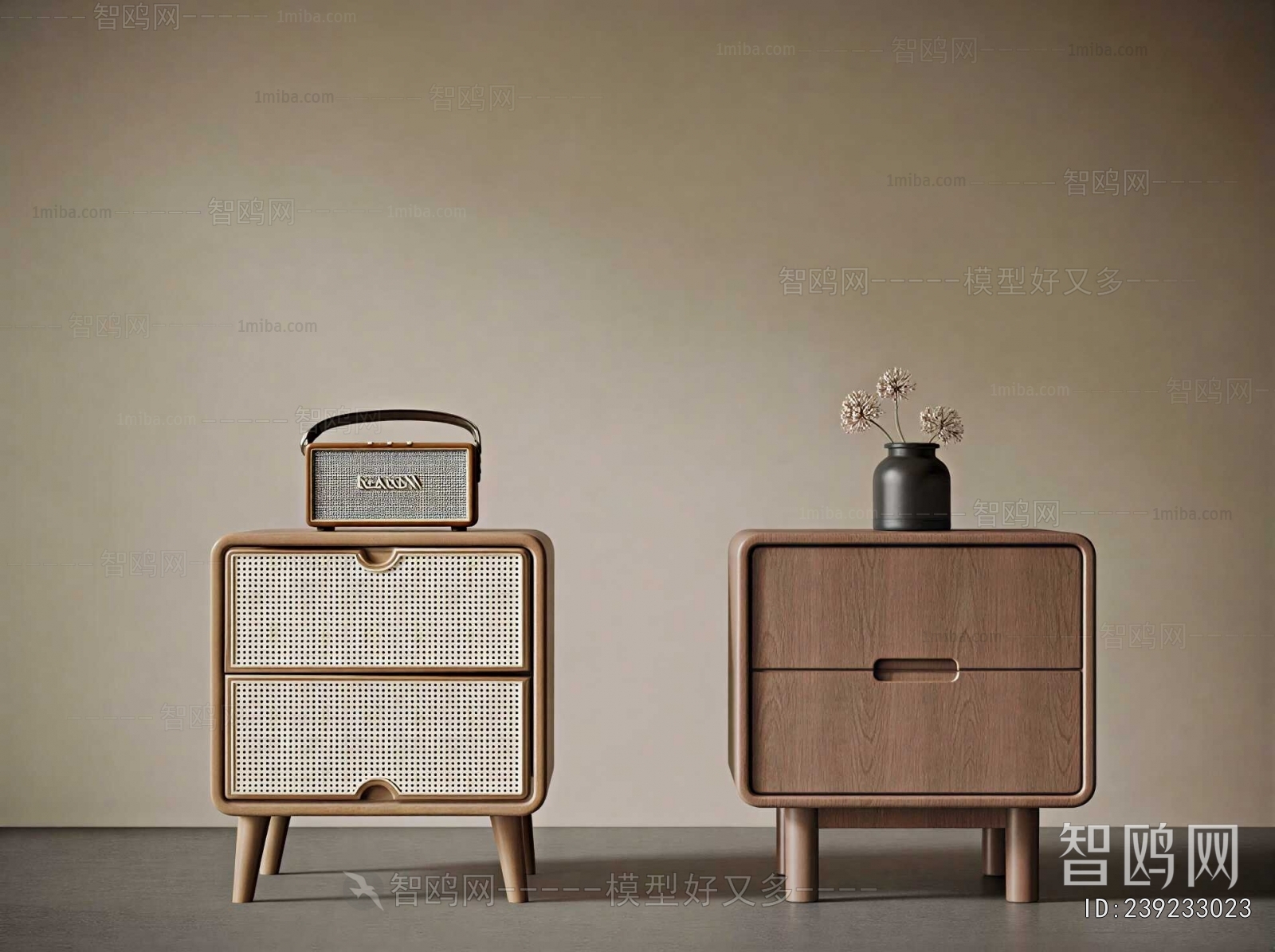 Modern Bedside Cupboard