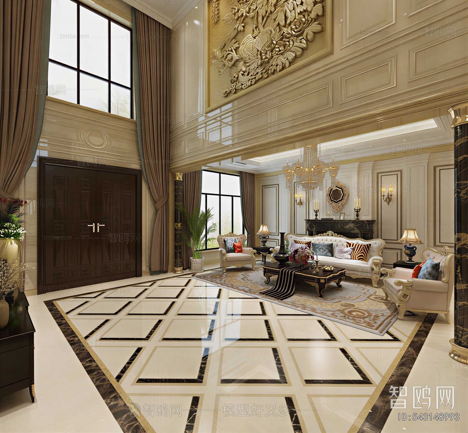 European Style A Living Room