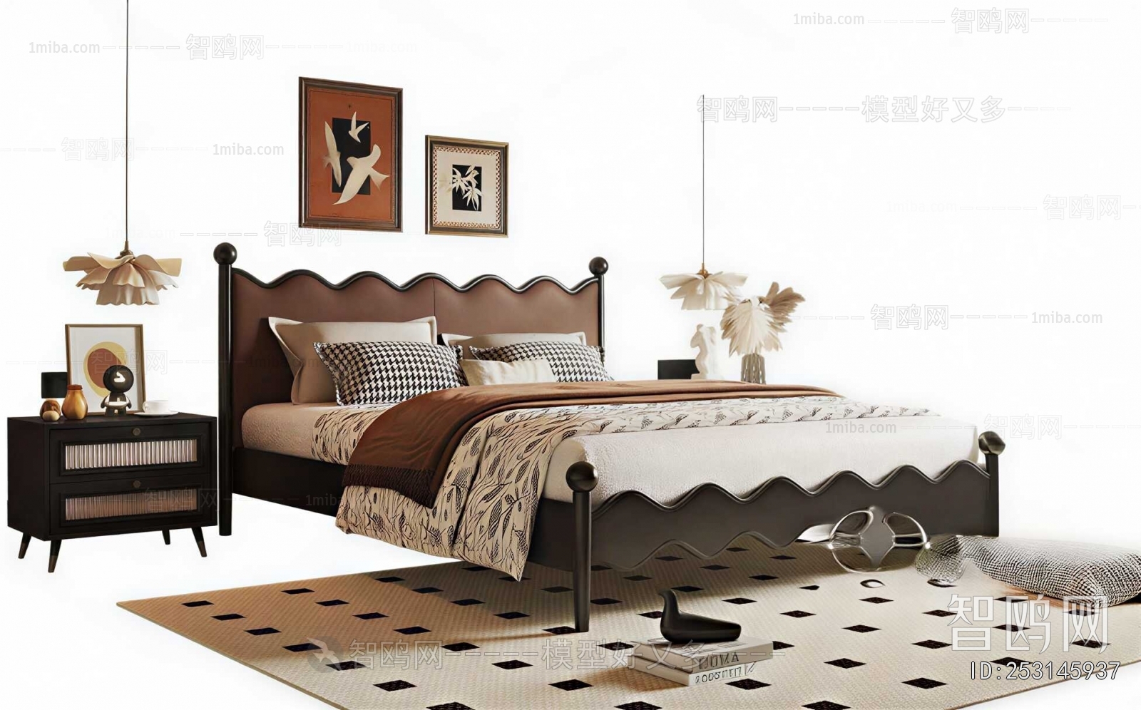 French Style Double Bed