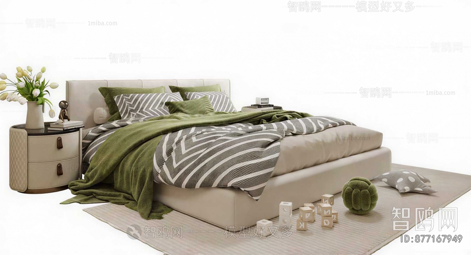 Modern Double Bed