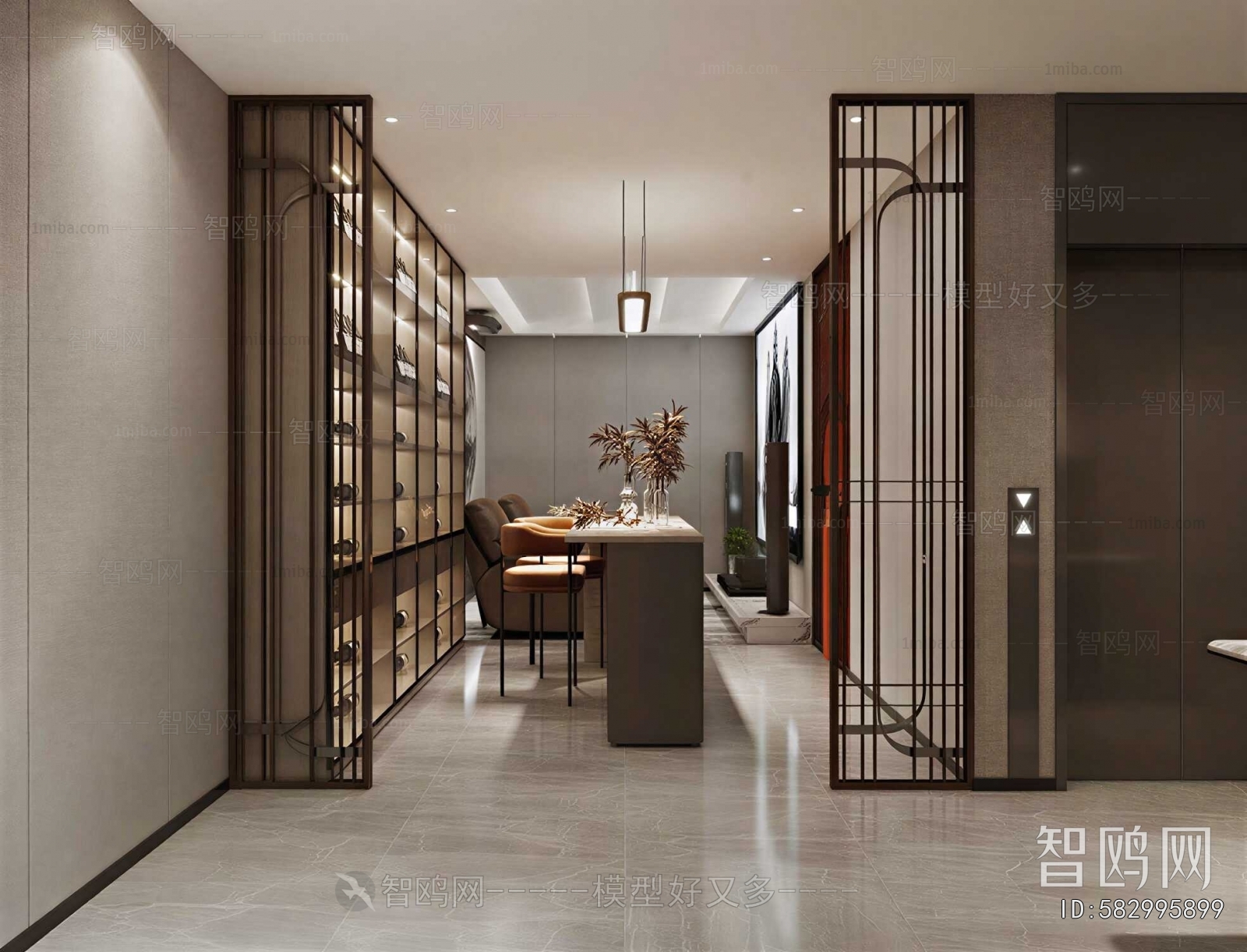 New Chinese Style Audiovisual Room