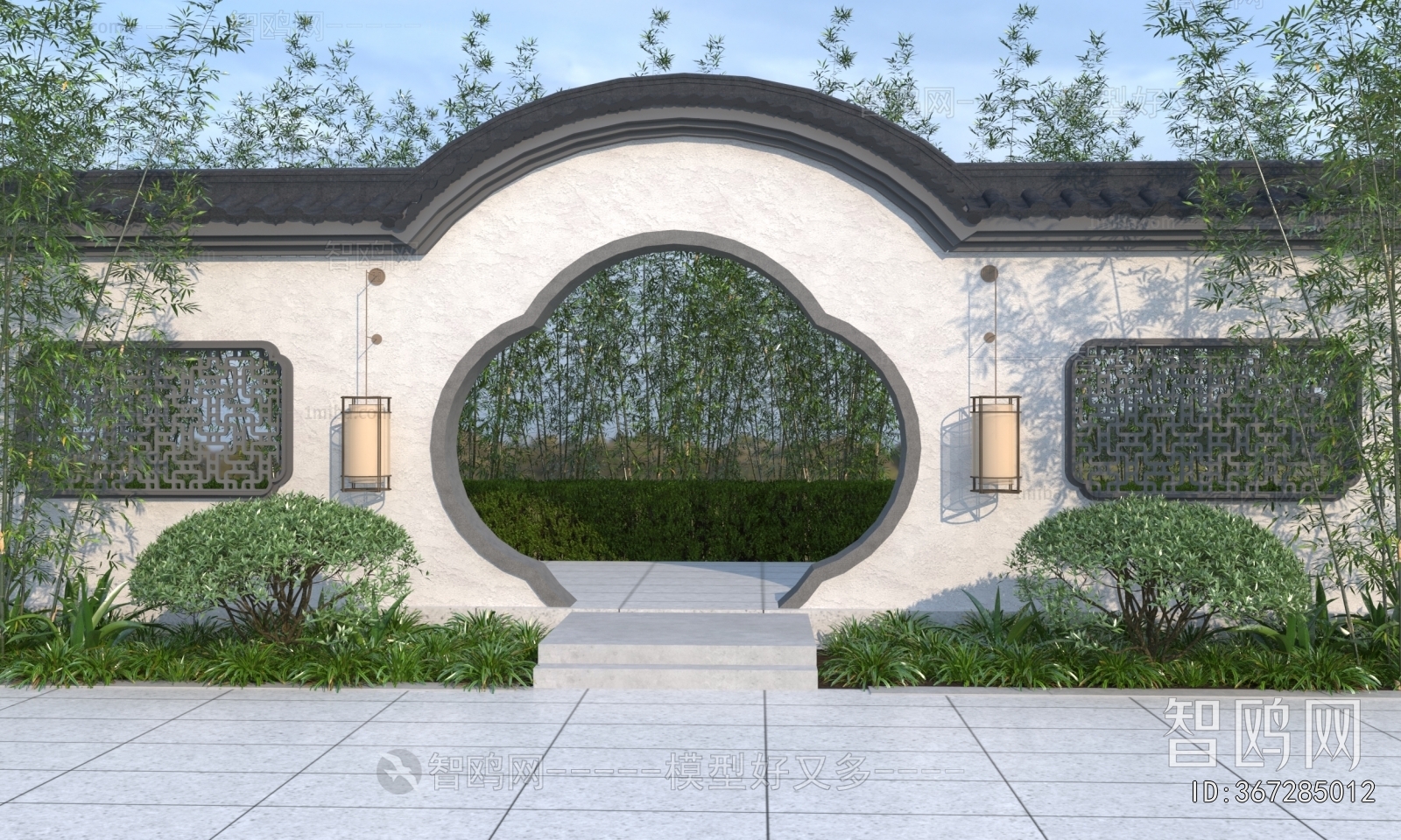 Chinese Style Landscape Wall