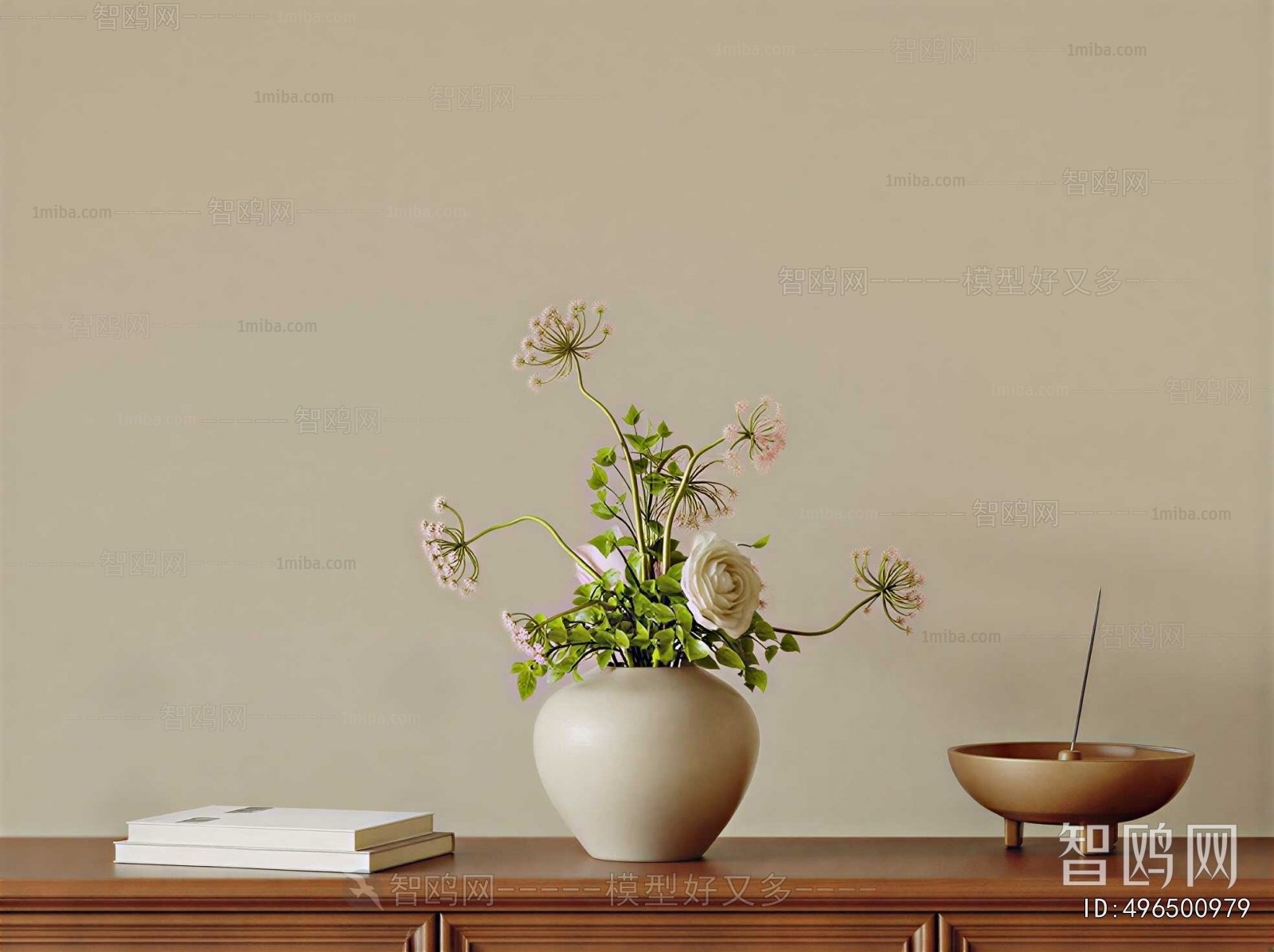 Wabi-sabi Style Flower Arrangement