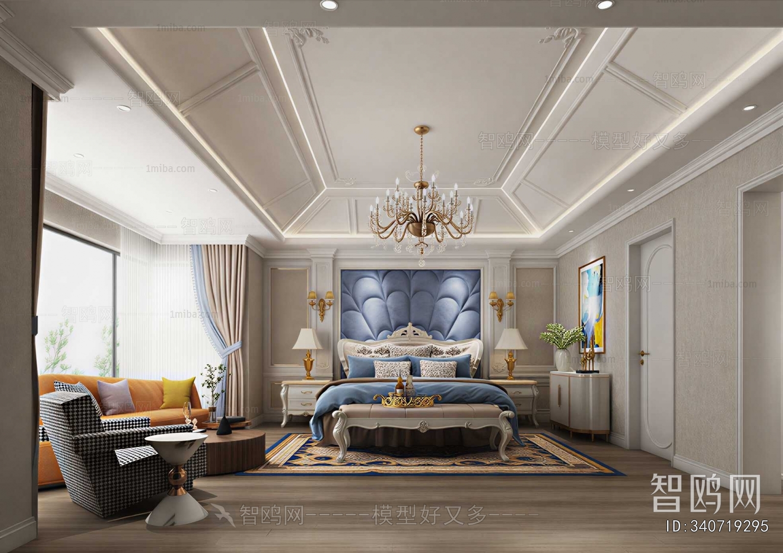 American Style Bedroom